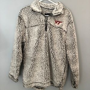 Soft and Fuzzy Virginia Tech VT Pullover 1/4 Zip